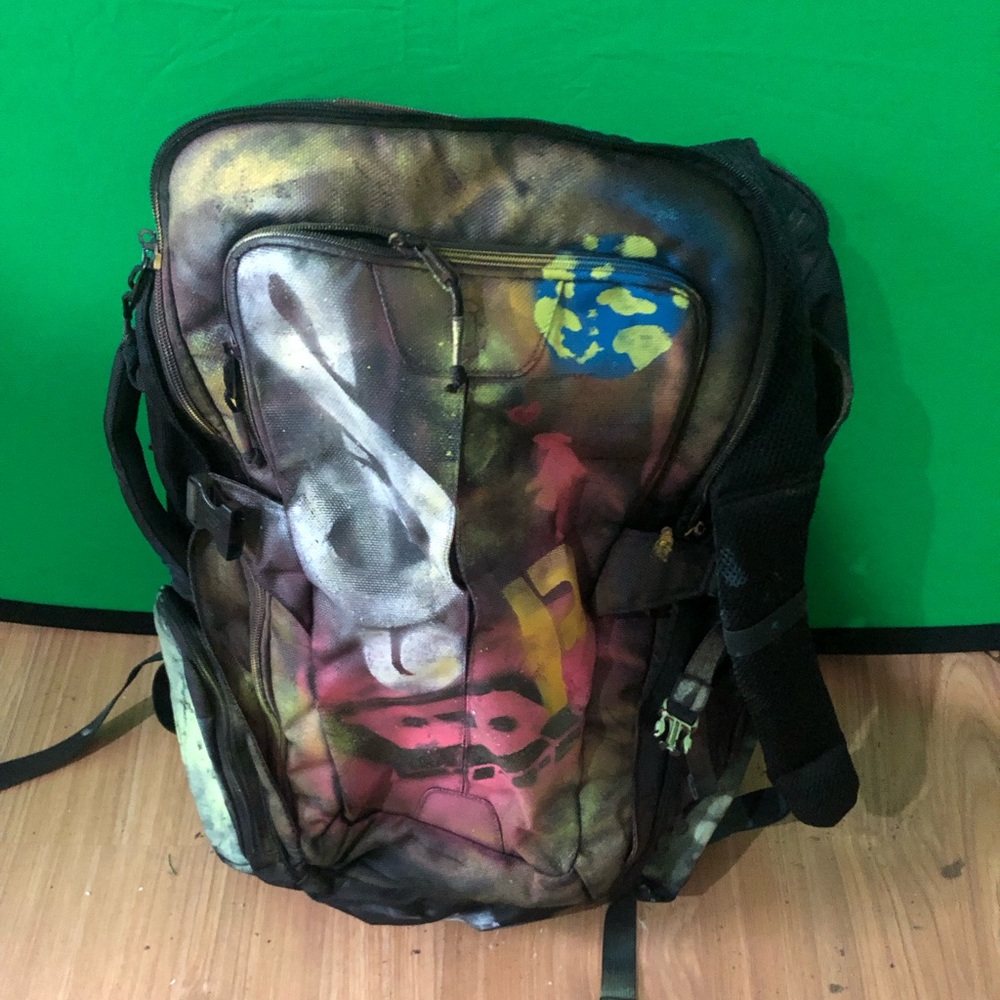 Handpainted Tortuga backpack
